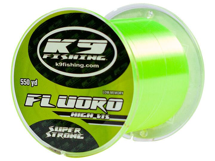 K9 Fishing HighVis Yellow Fluoro Line Harpeth River Outfitters