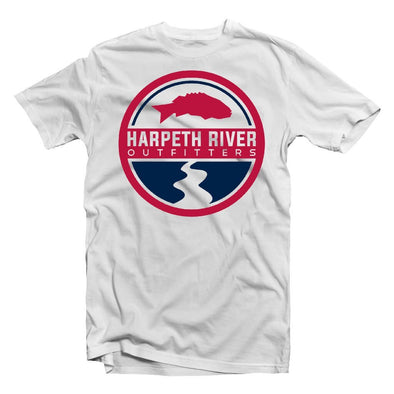 Harpeth River Logo T-Shirt - Red, White, and Blue