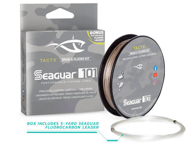 Seaguar TactX Braid Fluorocarbon Kit
