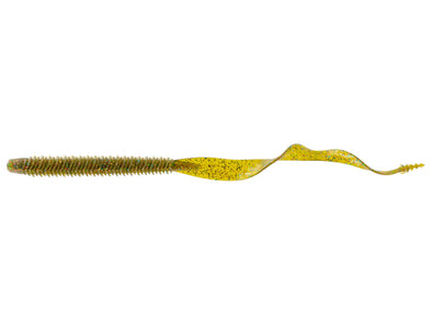 6th Sense Fishing Boosa Ribbon Tail Worm Green Pumpkin Juice