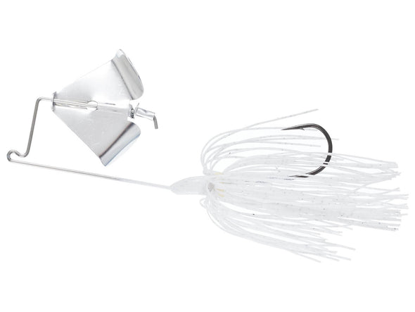 Accent Jacob Wheeler Finesse Buzzbait White Nickel Blade