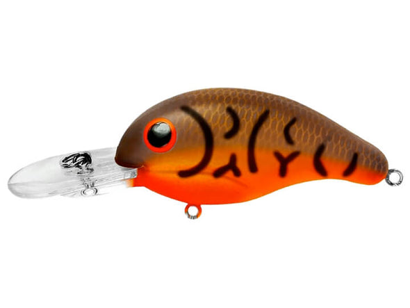 black and orange bandit fishing lure Bandit 200 Series Red Spring Craw