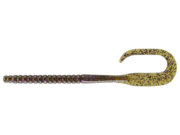 Berkley Powerbait Power Worm 10 Watermelon Purple Red Flake