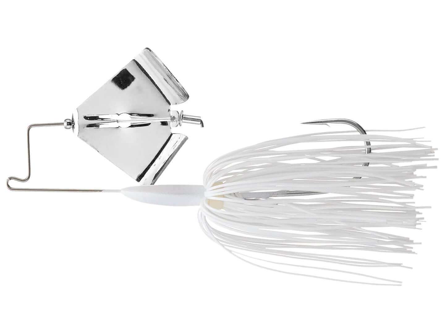 Boogerman Buzzbait White/Gold Blade 3/8oz