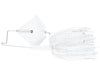 Boogerman Lures Buzzbait White White Blade