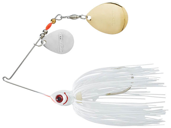Booyah Blade Double Colorado Spinnerbait White
