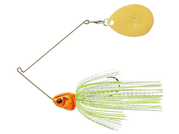 Booyah Covert Single Gold Colorado White Chartreuse Silver Orange Head