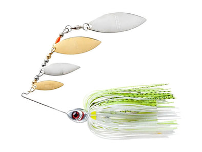 Booyah Super Shad Spinnerbait Chartreuse Glimmer