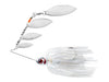 Booyah Super Shad Quad Blade Spinnerbait Pearl Shiner