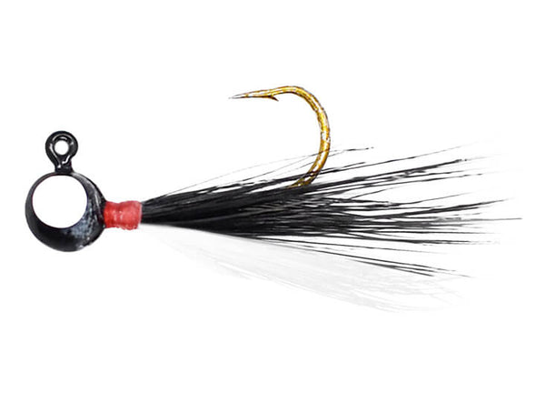 Crappie Magnet Pop Eye Jig White Black
