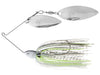 Dirty Jigs Compact Double Willow Spinnerbait Chartreuse Shad