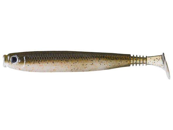 G-Ratt Baits Thin Swim Paddle Tail Swimbait Smoke Shad