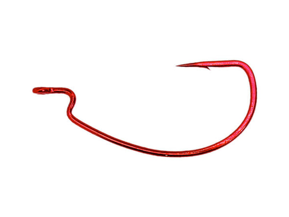 Gamakatsu Superline Offset Shank EWG Hook Red