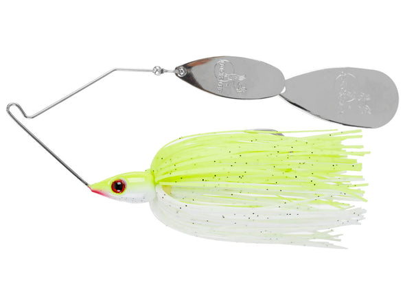 Head Hunter Trickster Plus Spinnerbait Chartreuse White