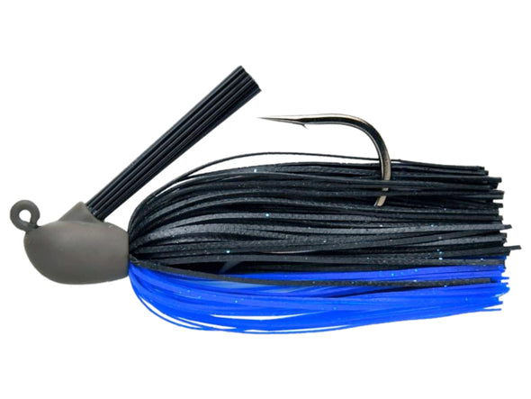 Keitech Model IV Tungsten Heavy Duty Jig Black Blue Flake