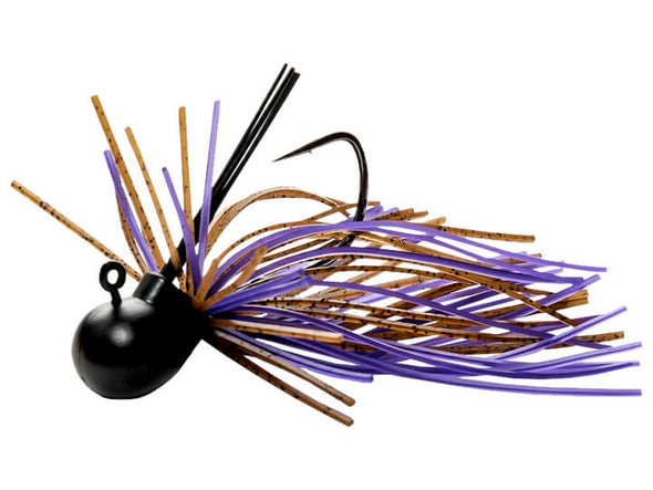 Keitech Tungsten Guard Spin Jig Brown Purple