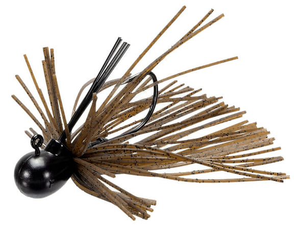 Keitech Tungsten Guard Spin Jig Dark Green Pumpkin