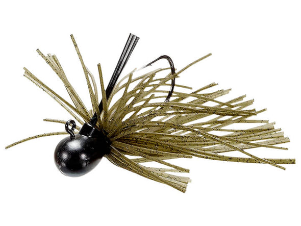 Keitech Tungsten Guard Spin Jig Green Pumpkin