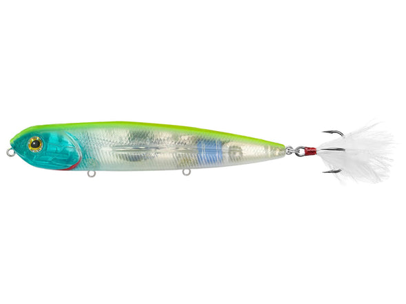 Livingston Lures Walking Boss Chartreuse Blue Shiner