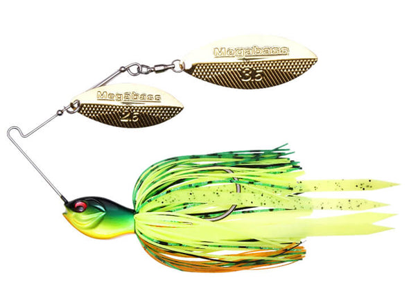 Megabass SV-3 Double Willow Spinnerbait Hot Tiger