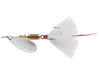 Mepps Dressed Aglia Inline Spinner White Silver
