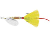 Mepps Dressed Aglia Inline Spinner Yellow Silver Blade