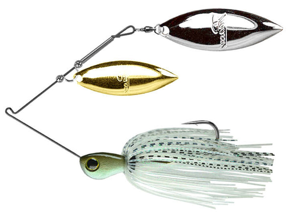 Picasso Titanium High Performance Double Willow Spinnerbait Green Gizzard