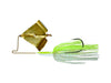 Picasso Rusty Squeaker Buzzbait Chartreuse White Hologram Gold Blade