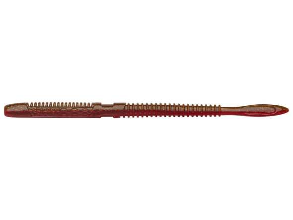 Rapala Crush City Janitor Worm Oxblood Red Flake