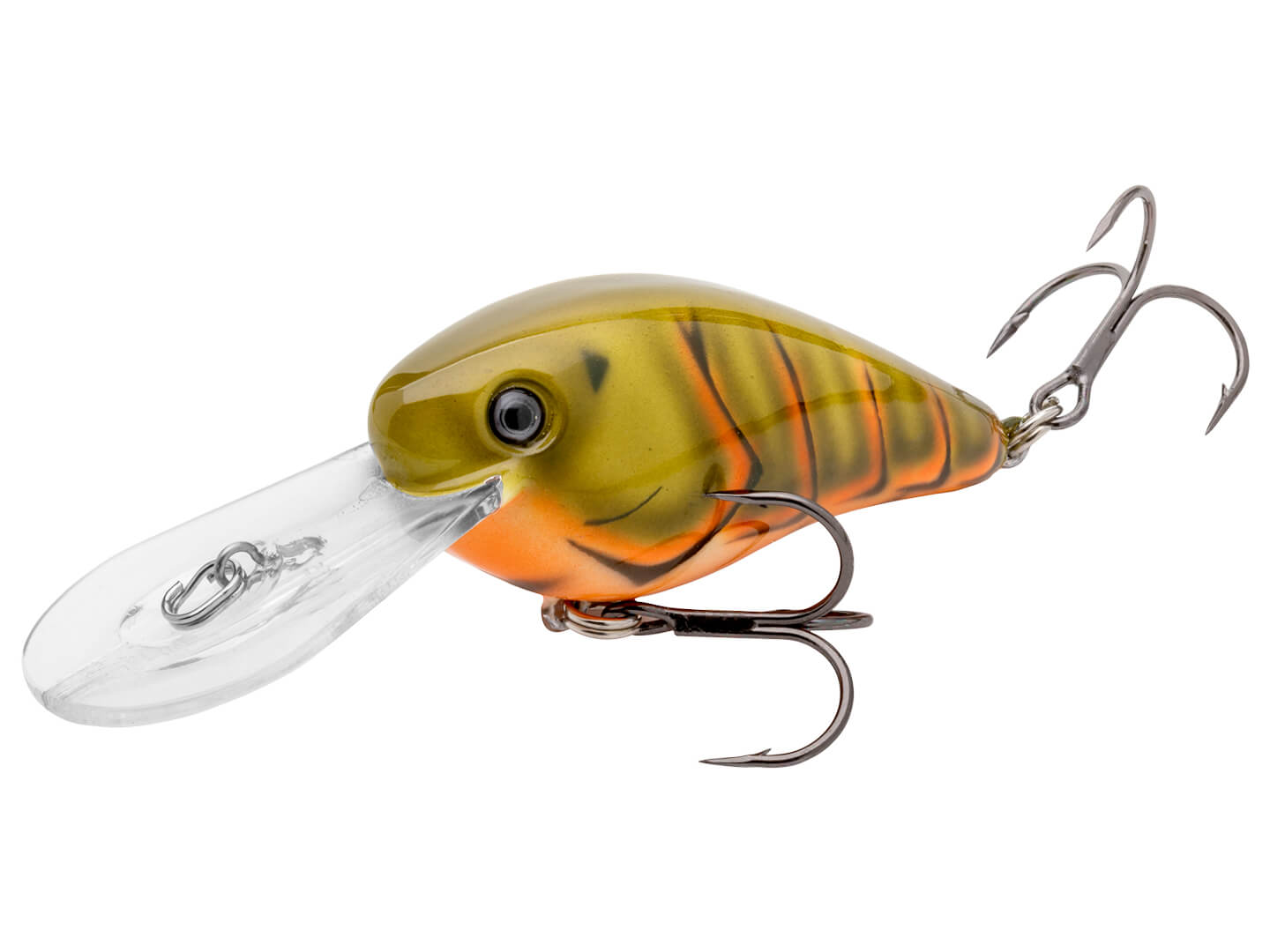 Strike King Gravel Dawg 10 Green Orange Belly Craw