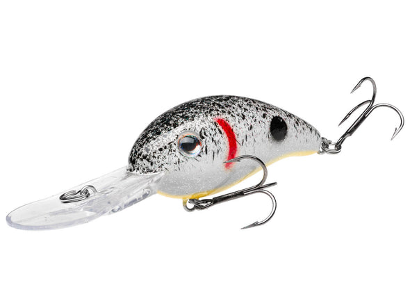 Strike King Pro Model 3XD Pearl Black Splatterback Chartreuse Belly