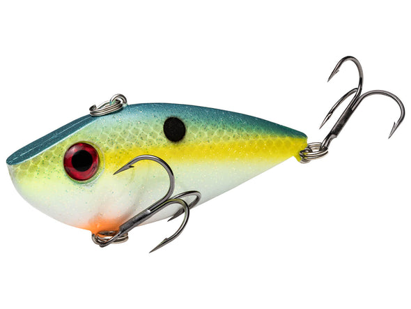 Strike King Red Eyed Shad Tungsten 2 Tap Chartreuse Sexy Shad