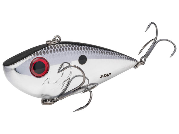 Strike King Red Eyed Shad Tungsten 2 Tap Chrome Black Back