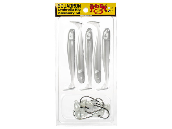 Strike King Squadron Umbrella Rig Accessory Kit Ghost Shad