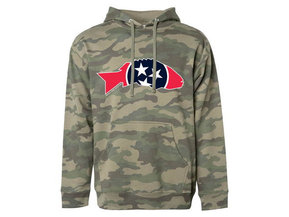 State Series Smallmouth Bass Hooded Sweatshirt Tennessee Camo