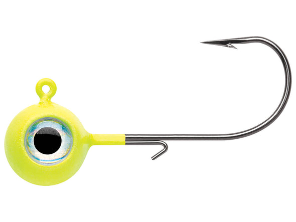 VMC Neon Moon Eye Jig Chartreuse