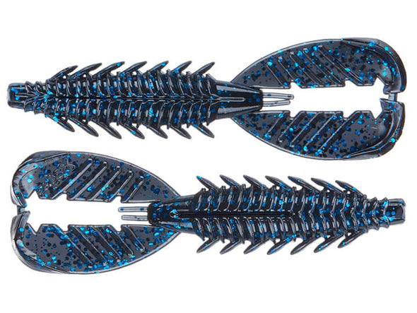 X Zone Lures Adrenaline Craw Black Blue Flake