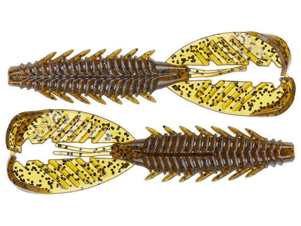 X Zone Lures Adrenaline Craw Green Pumpkin Black Flake