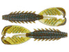 X Zone Lures Adrenaline Craw Green Pumpkin Blue Flake