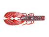 X Zone Muscle Back Finesse Craw Red Bug