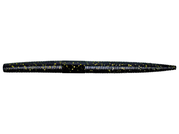 Yum Dinger Stick Bait 5" Black Gold Flake