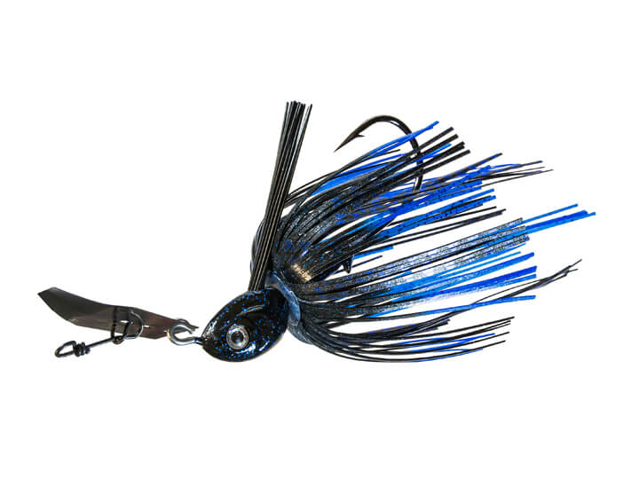 Z Man 1/2oz Project Z Weedless Chatterbait, Black Blue