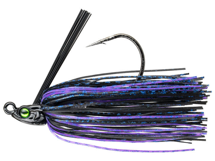 6th Sense Divine Swim Jig - Black Light 3/8 oz