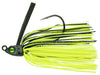 6th Sense Divine Swim Jig Chartreuse Black Back