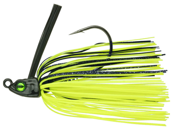 6th Sense Divine Swim Jig Chartreuse Black Back