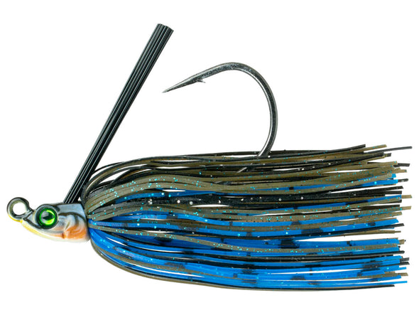 6th Sense Fishing - Divine Swim Jig - Chartreuse Black Back 1/2oz.