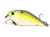 6th Sense Fishing Crush 50 Silent Squarebill Crankbait Sexified Chartreuse Shad