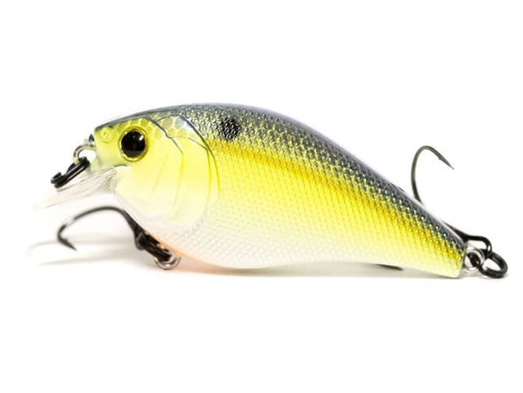 6th Sense Fishing Crush 50 Silent Squarebill Crankbait Sexified Chartreuse Shad