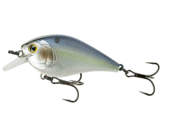 6th Sense Fishing Crush 50X Squarebill Crankbait Chrome Threadfin