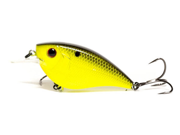 6th Sense Fishing Crush Flat 75X Chartreuse Black Back